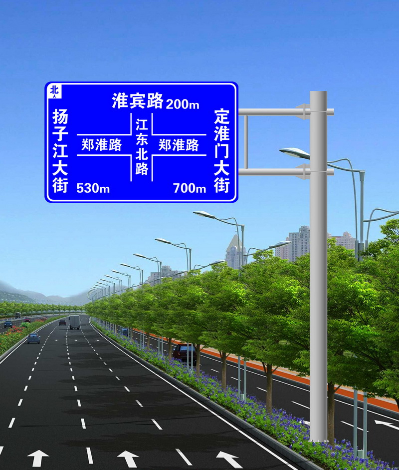 道路标志杆件